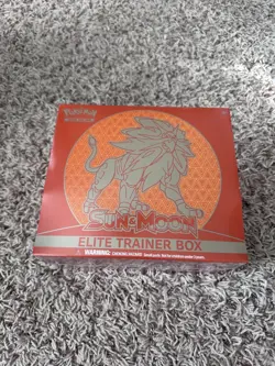 Pokemon TCG Sun & Moon Elite Trainer Box Solgaleo Sealed - Image 1