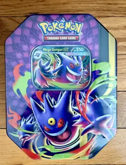 Mega Moonlit Mega Gengar Tin Sealed Pokemon TCG NEW FACTORY SEALED - Image 1