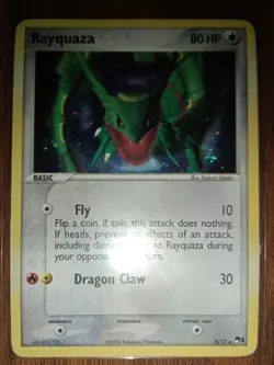 Pokemon TCG Rayquaza Pop Series 1 2004 Holo 3/17 HP *See Photos* - Image 1