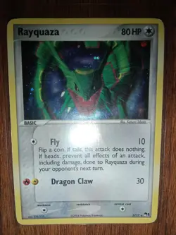 Pokemon TCG Rayquaza Pop Series 1 2004 Holo 3/17 HP *See Photos* - Image 2