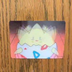 1998 Pokemon Pioneer Viz Video Lenticular Promo - Togepi - PIKA-0021D NM - Image 1