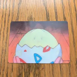 1998 Pokemon Pioneer Viz Video Lenticular Promo - Togepi - PIKA-0021D NM - Image 2