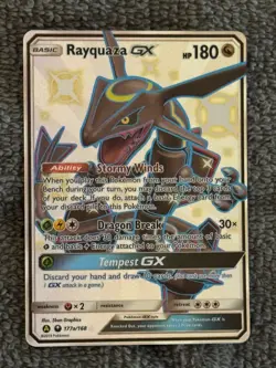 Pokemon Shiny Rayquaza GX 177a/168 Hidden Fates Premium Collection Promo - Image 1