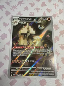 Garganacl 202/182 Paradox Rift Illustration Rare Pokemon TCG - Image 1