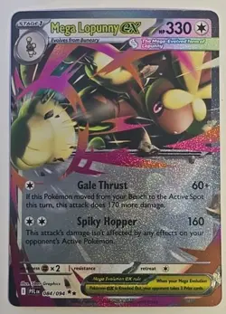 Pokemon TCG Mega Lopunny ex 84/148 Phantasmal Flames 2025 NM - Image 2