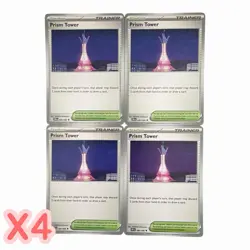 x4 Prism Tower - 080/086 - Uncommon Pokemon ME04 Chaos Rising M/NM - Image 1