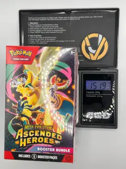 POKEMON ASCENDED HEROES BOOSTER BUNDLE HEAVY 151.93g HEAVY NEW SEALED God PackU - Image 1