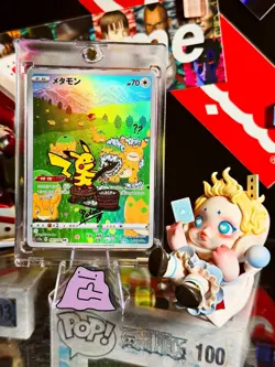 Hand Painted Pokemon Ditto VSTAR Universe Art Rare #197/172 Japanese By: Potato - Image 3