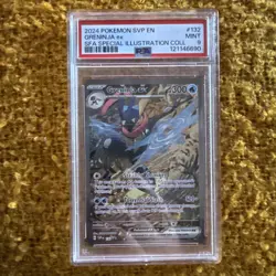 2024 POKEMON SVP EN-SV BLACK STAR PROMO #132 GRENINJA EX PSA 9 MINT - Image 1