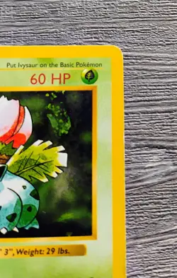 Pokemon TCG Ivysaur 030/102 1st Edition Base Set (Shadowless) MP - Image 6