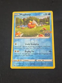 Magikarp 021/078 Pokemon GO Reverse Holo Rare Pokemon TCG Near Mint - Image 1