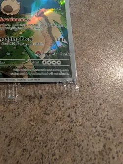 Pokemon Center 151 ETB Snorlax PC Stamped Promo Partially Crimped Error - Image 3
