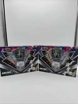 2x Arceus V Figure Collection Box Pokemon TCG Brand New Sealed US Seller - Image 1
