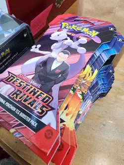 Pokemon Destined Rivals -Sleeved Packs - Factory Sealed In Hand Lot Of 8 - Image 1