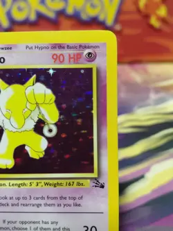 Pokemon TCG Hypno 8/62 1st Edition Holo Rare LIGHTLY PLAYED Card TCG 1999 Fossil - Image 5
