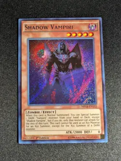 Yugioh - Shadow Vampire MP14-EN152 1st Edition Secret Rare NM - Image 1