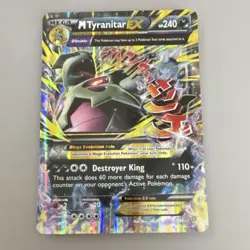 Pokemon M Tyranitar EX 043/098 Jumbo Cards Promo Holo Oversized HP240 - Image 1