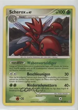 Scizor German Pokemon Diamond & Pearl Stormfront #25 2008 - Image 1