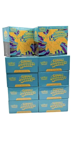 Lot of (10) Pokemon TCG Ascended Heroes Elite Trainer Boxes SEALED ETB - Image 1
