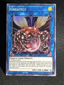 YUGIOH TCG GREATFLY MP19-EN032 SUPER 1ST EDITION - Image 1