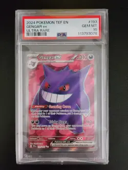 Gengar EX #193/162 PSA10 - Pokemon Temporal Forces - Ultra Rare - Image 1