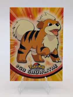 Topps Pokemon Series 1 Non-Holo: Growlithe #58 - NM - Image 1