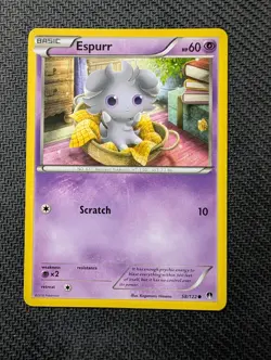 Espurr 58/122 Common BREAKpoint Pokemon Near Mint - Image 1