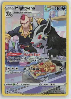 Mightyena TG09/TG30 Holo Astral Radiance Trainer Gallery Pokemon NM - Image 1