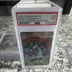 The Pokemon Company Mega Charizard X EX PSA 9 Me Promo Holo EN #023 360HP - Image 1