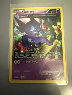 Pokemon Sableye XY92 Black Star Promo Holo LP - Image 1