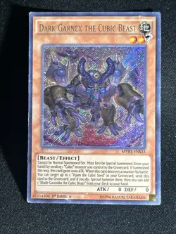 Yugioh- Dark Garnex the Cubic Beast (Secret Rare) (1st Edition) - MVP1-ENS33 (P) - Image 1