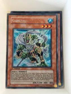Gladiator Beast Retiari CSOC-EN086 Crossroads of Chaos Yu-Gi-Oh 1st Edition LP - Image 1