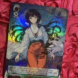 KIKYO INUYASHA PRETTY DIVAS GIRL Anime Holo Waifu Card - Image 2