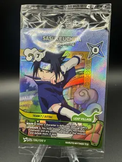 Naurto Mythos TCG Sasuke 136/130 & Sakura 135/130 Promo Tournament Cards SEALED - Image 2