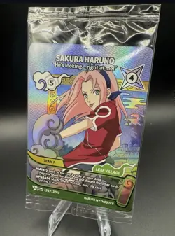 Naurto Mythos TCG Sasuke 136/130 & Sakura 135/130 Promo Tournament Cards SEALED - Image 4