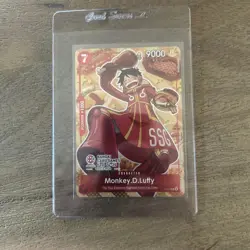 Monkey.D.Luffy (BANDAI CARD GAMES FEST 24-25) P-080 One Piece Promo *ENGLISH NM - Image 1