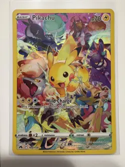 Pikachu 160/159 Secret Rare Crown Zenith Pokemon Card NM/Mint - Image 2