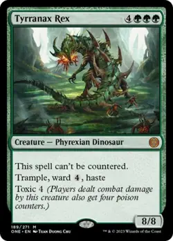 Tyrranax Rex -Foil Light Play MTG Phyrexia: All Will Be One - Image 1