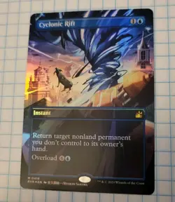 MTG - Ravnica Remastered - Cyclonic Rift (Anime Borderless) #0419 - FOIL - Image 1