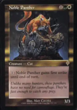 Noble Panther - Invasion: #257, Magic: The Gathering Lp R173 - Image 1