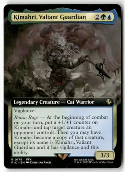 Kimahri, Valiant Guardian (Extended Art) 175 Commander: FINAL FANTASY MTG NM - Image 1