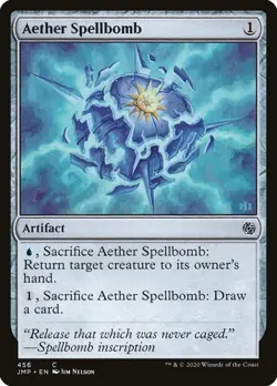 Aether Spellbomb 456 Common Jumpstart Magic: The Gathering Near Mint - Image 1