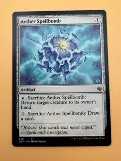 Aether Spellbomb 456 Common Jumpstart Magic: The Gathering Near Mint - Image 2