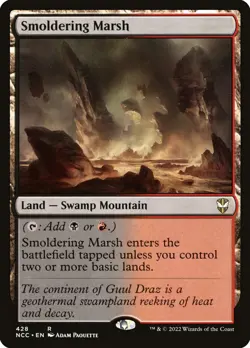 MTG Smoldering Marsh ** New Capenna Commander ** English (NM) - Image 1