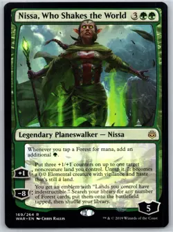 Nissa, Who Shakes the World R Promo Pack: Throne of Eldraine 169 NM - Image 1