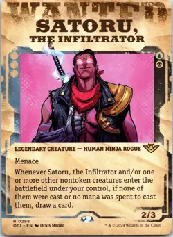 Satoru, the Infiltrator (Showcase) 298 Outlaws of Thunder Junction NM - Image 1