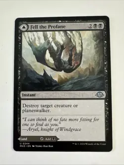Fell the Profane | Mire - Regular #244 NM Modern Horizons 3 MH3 MTG - Image 1