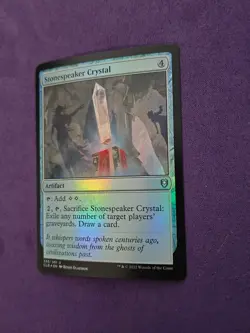 Stonespeaker Crystal 338 Commander Legends: Battle for Baldur's Gate MTG Foil - Image 2