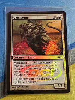 Magic the Gathering MTG WPN Promo CALCIDERM Foil - Image 1