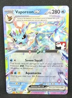 Pokemon TCG Eeveelutions Prize Pack Series 7 PLAY! Stamped Lot (4) Leafeon - Image 4